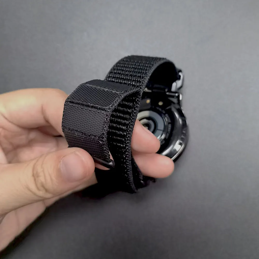 Correa de nailon de 26mm y 22mm para reloj Garmin Fenix8 pro 47mm 51mm 7X 7 6X/Quatix 8 Forerunner 970 965/Descent Mk3i - imagen 3