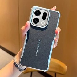 Para OPPO Find X9 Pro funda de cuero PU magnética de carga inalámbrica funda protectora trasera para Find X9 X8 Pro X8 Ultra X8S Shell