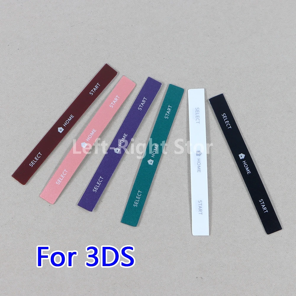 20 piezas pegatina de botón, menú, selección de pegatinas de teclas de inicio en casa para consola de juegos 3DS, pieza de reparación de repuesto