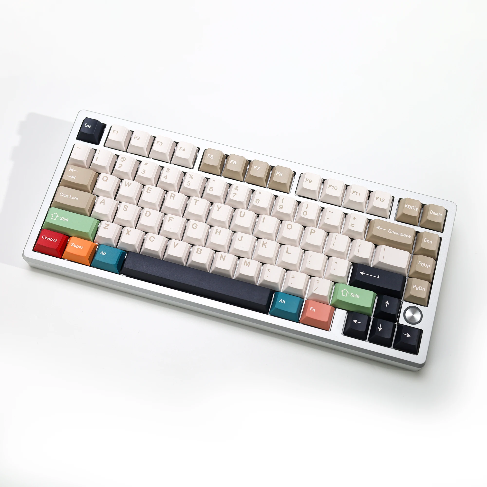 KBDiy GMK Foundation Keycaps PBT 143 teclas/juego Retro Alice ISO Cherry perfil KeyCap para MX Switch 60 Teclado mecánico para juegos - imagen 4
