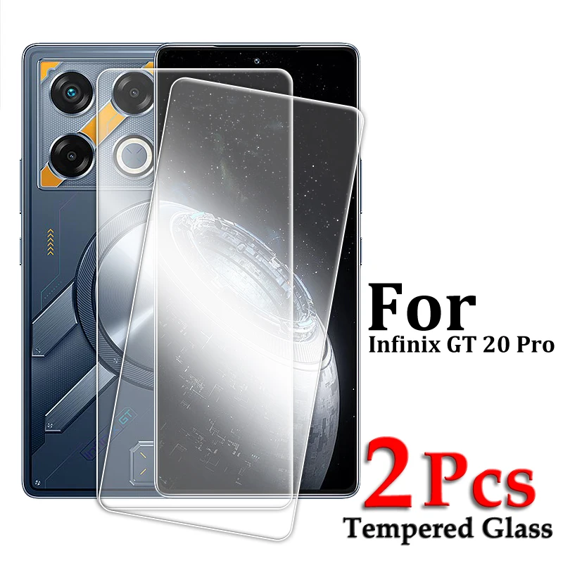 4/3/2 Uds para Infinix GT 20 Pro vidrio para Infinix GT 20 Pro Protector de pantalla vidrio templado Protector transparente para GT 20 Pro - imagen 4