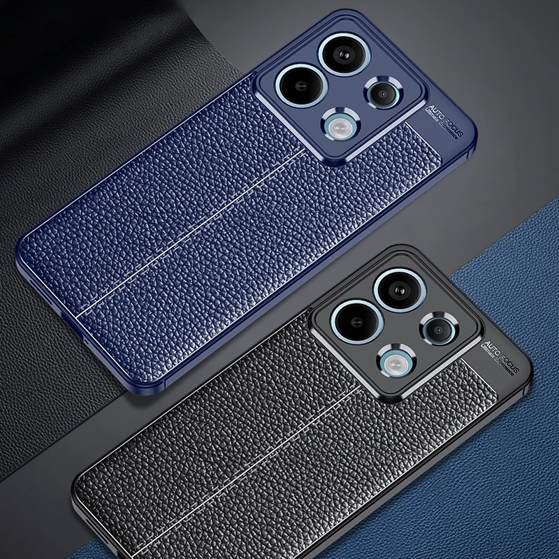 Para Redmi Note 13 Pro 5G Funda Redmi Note 13 Pro Funda a prueba de golpes TPU Funda de cuero suave para teléfono parachoques para Redmi Note 13 Pro - imagen 2