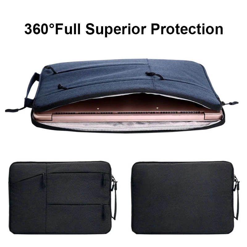 Bolsa para ordenador portátil, Funda para PC 11 13 14 15, 15, Funda, Funda portátil para Macbook Air Pro 12 13,3 15,4 15,6 pulgadas Redmi Mac book M1 - imagen 3