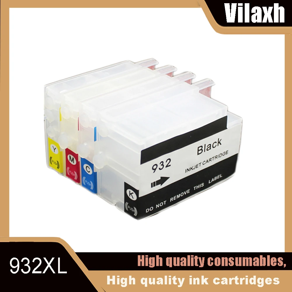 Cartucho de tinta recargable para HP932XL HP933XL con ARC Compatible con HP Officejet 7610 7612 7110 7510 7512 6600 6700 6100 932