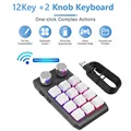 12Key 2Knob Wireless