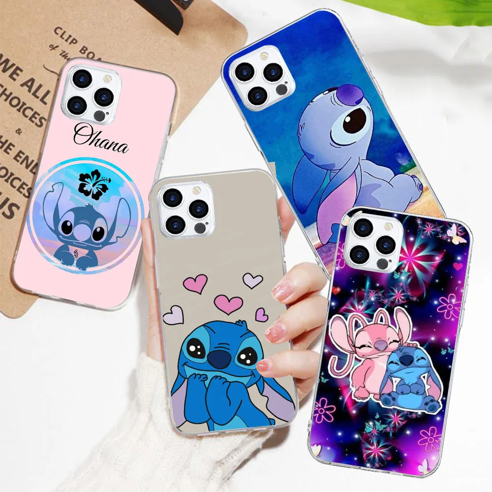 BY-67 Stitch-funda blanda para Realme, C30S, C35, C55, 3, 5, 7, C1, 9, 10, Narzo 50, 50a, Prime Pro Plus - imagen 3