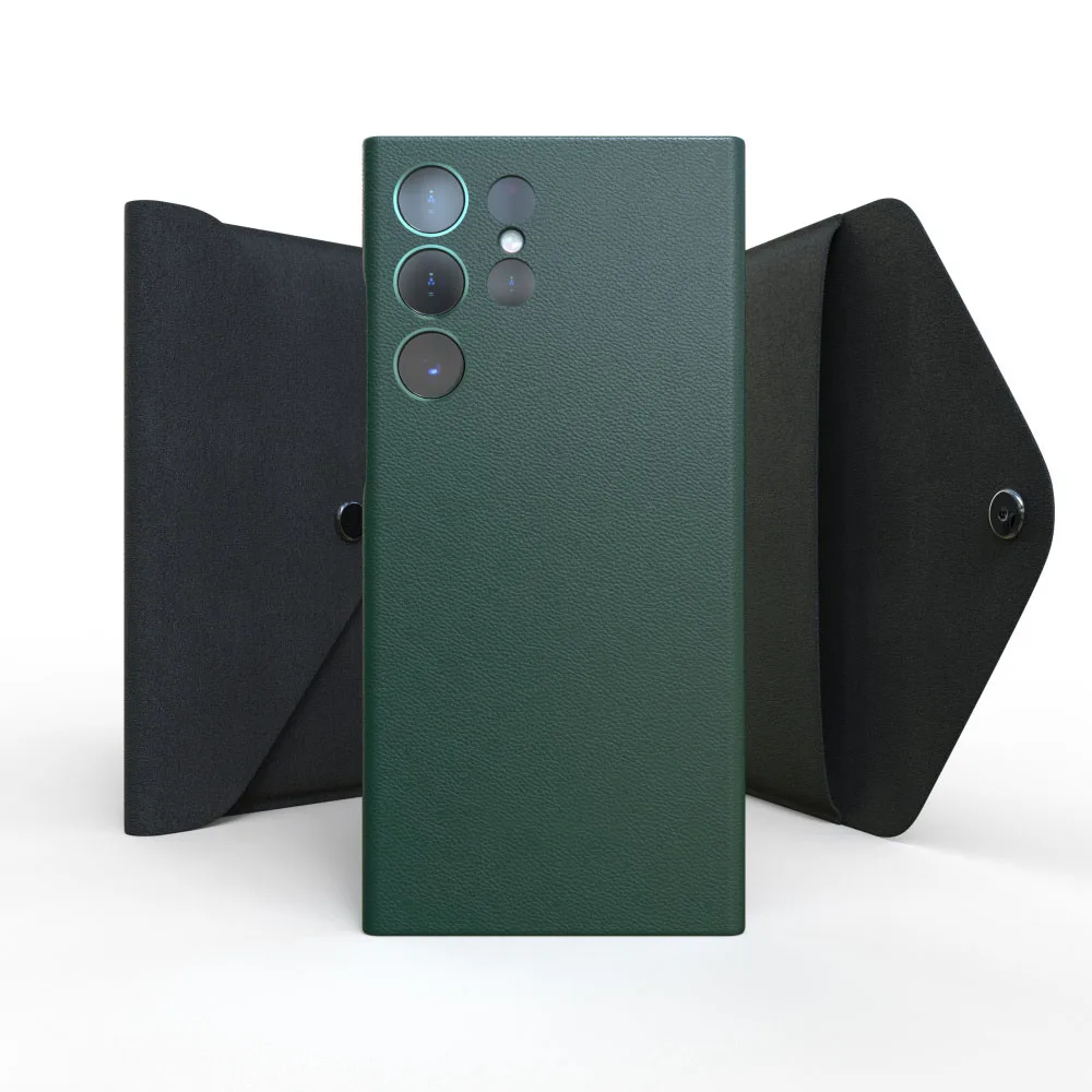 Funda de cuero de alta calidad para Samsung Galaxy S23 Ultra S23FE S23 FE Plus S22 S21 S24, Protector de protección completo Premium - imagen 4