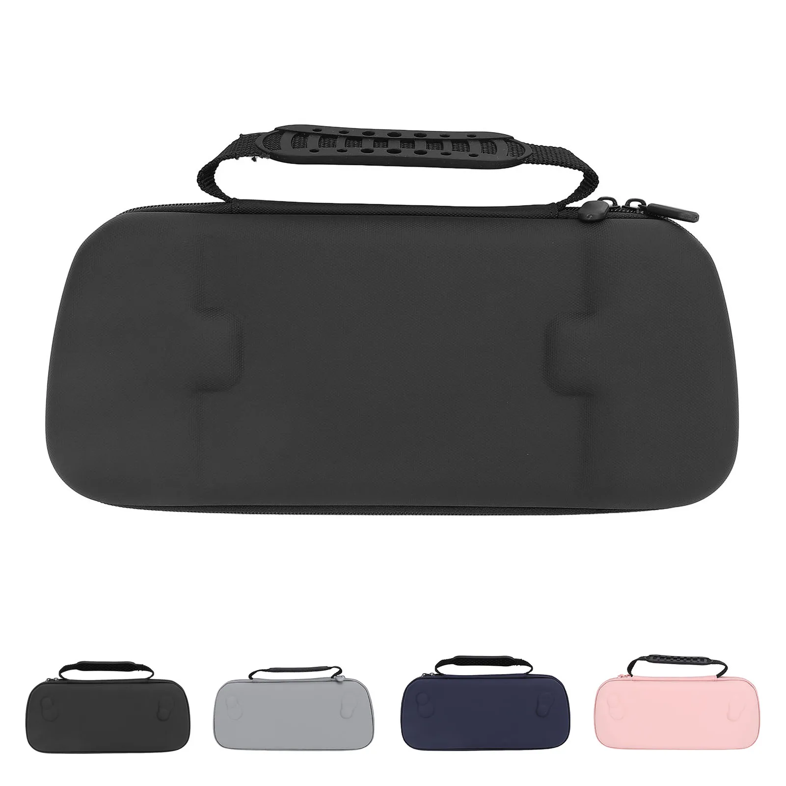 Estuche rígido para consola de juegos, carcasa rígida con bolsillos extraíbles, estuche de transporte con cremalleras duales para ROG Ally X 2024 RC72LA, MSI Claw A1M