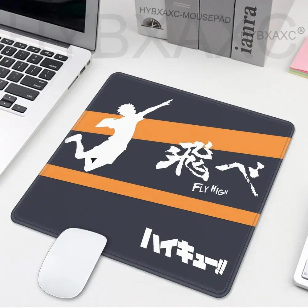 Alfombrillas de ratón de Anime h-haikyuu, bonitas alfombrillas de escritorio, accesorios pequeños negros para juegos, alfombrilla para ratón, superficie de jugador para ratón de ordenador - imagen 2