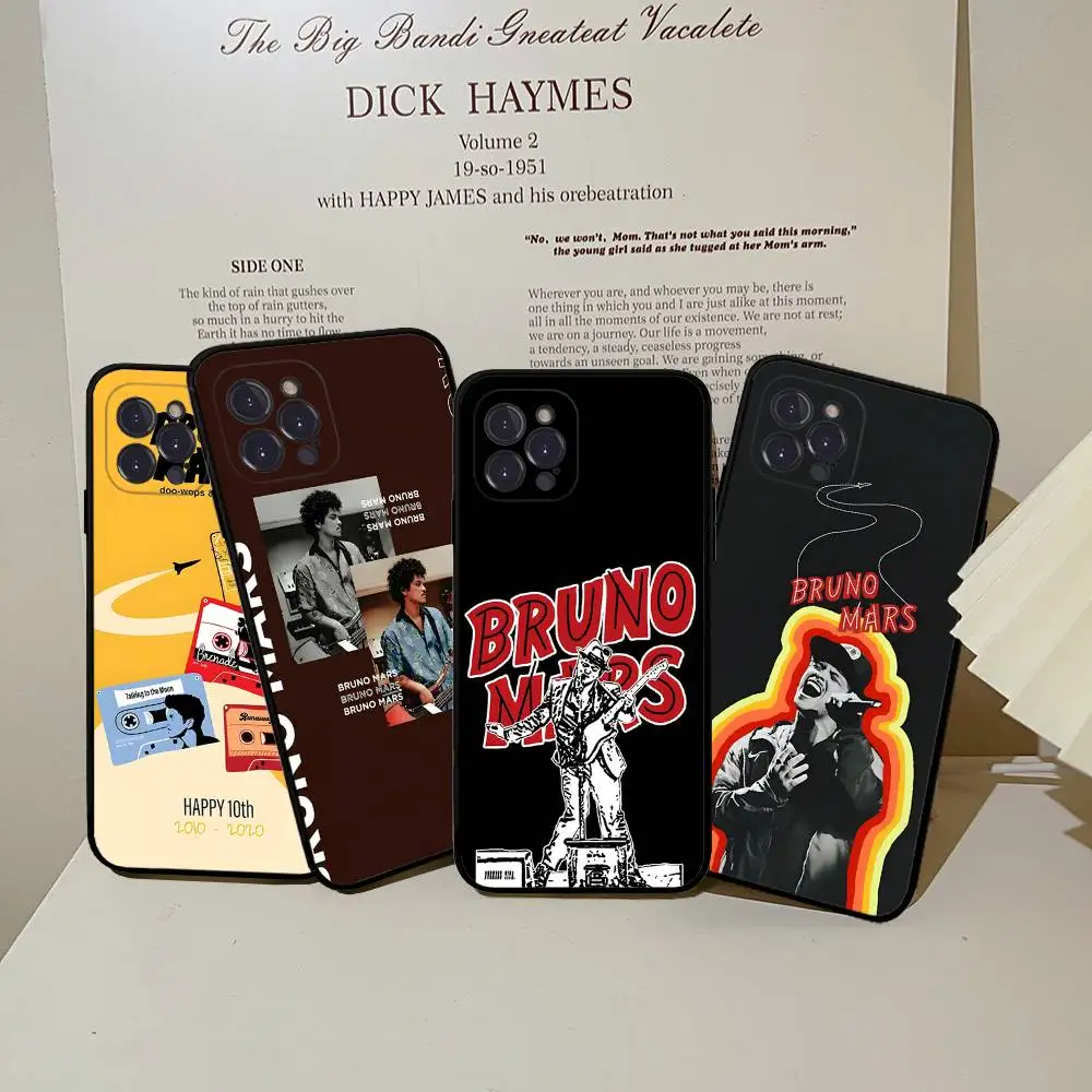Funda de teléfono Bruno Mars para iPhone 16 15 14 13 12 Mini 11 Pro XS Max X XR SE 6 7 8 Plus funda de silicona suave - imagen 2