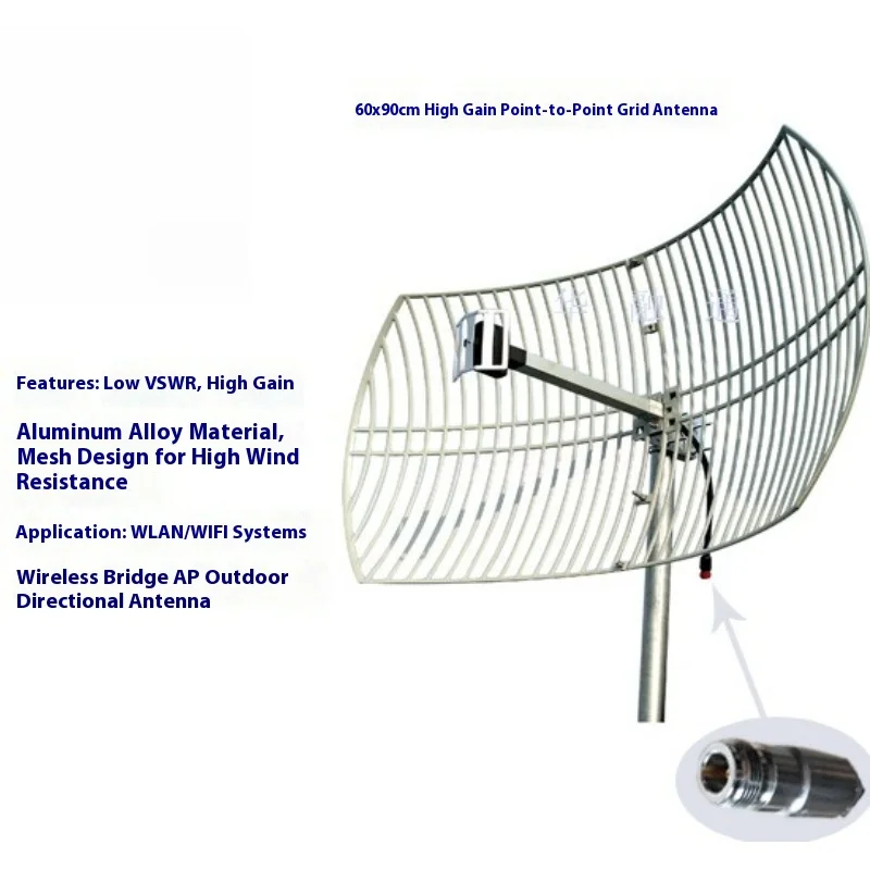 Transmisión al aire libre del alcance de la antena de puente inalámbrica del punto a punto Wifi de la antena de la red 2.4GHz - imagen 2