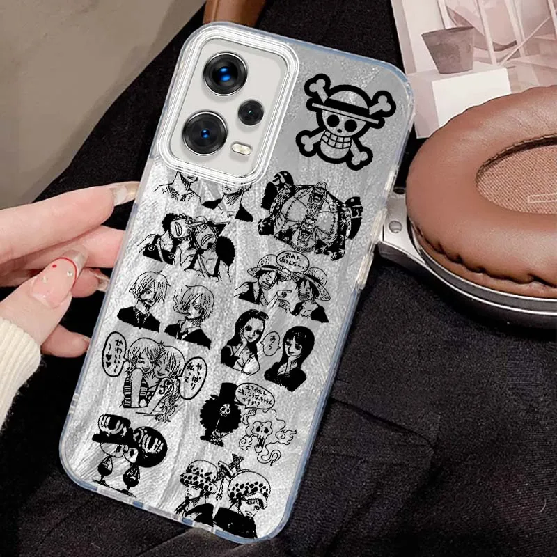 Funda colectiva de una pieza para Xiaomi Redmi Note 14 13 12 11 12S 12R 11S Pro Plus, funda de teléfono con textura de plumas - imagen 2