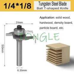 Fresa Ranuradora Router Madera – T-Slot 1/4 Pulgada