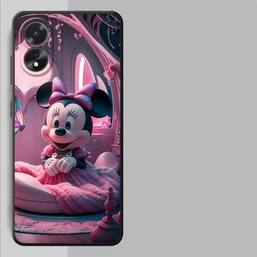 Funda para Oppo A9 A38 A11 A37 A12 A36 A3 A54 A16 A33 A71 A15 A32 A5 A53 A18 A31 A72 A7 A52 A17 A32 A73 funda trasera suave para teléfono rosa - imagen 5