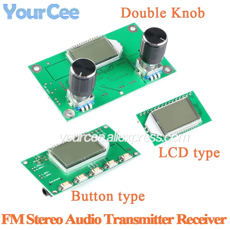 Módulo receptor de Radio FM PLL LCD estéreo Digital Radio FM placa estéreo inalámbrica pantalla LCD reducción de ruido 87-108MHz