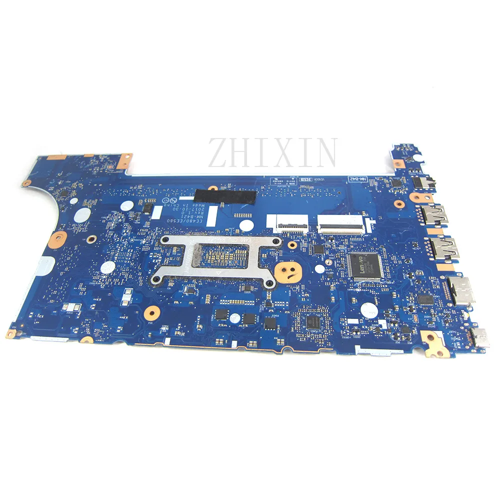 Placa base para ordenador portátil Lenovo ThinkPad E480 E580 con CPU de I5-8250U 01LW914 UMA DDR4 placa base EE480 EE580 NM-B421 prueba completa