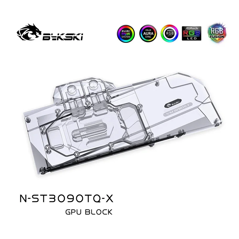 Bykski bloque de agua para uso para ZOTAC RTX 3080 /3090 10G6X tarjeta de edición OC de Apocalipsis/radiador de cobre/5V 12V RGB SYMC N-ST3090TQ-X - imagen 3