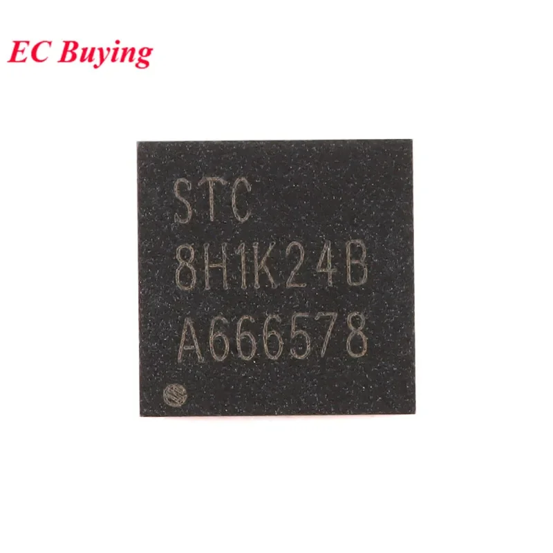 STC8H1K24 STC8H1K24-36I STC 8H1K24 QFN32 Chip único mejorado 1T 8051 microcontrolador MCU IC Chip controlador nuevo Original - imagen 3