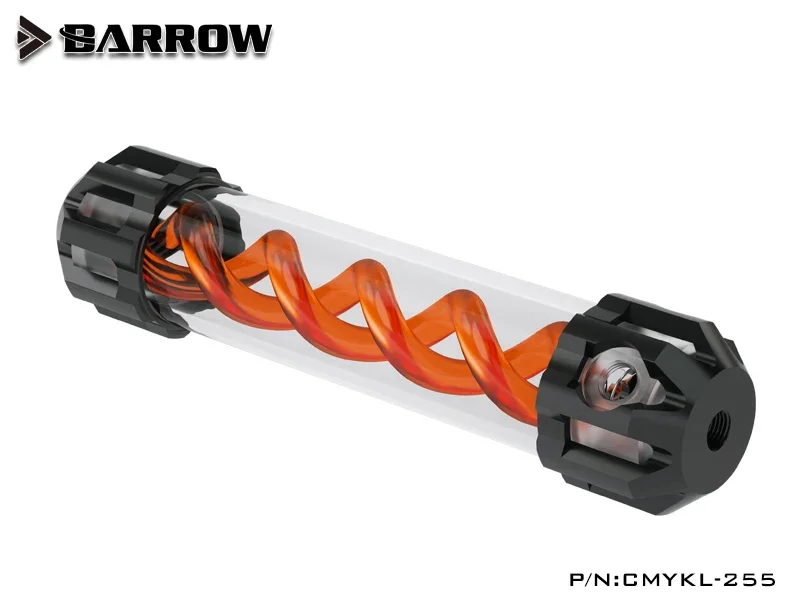 Depósito de Virus Barrow T, tanque de refrigeración de agua, cubierta de aluminio + cuerpo acrílico OD50mm, caja espiral de DNA 5V RGB CMYKL - imagen 5