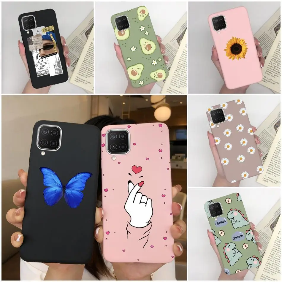Funda trasera de silicona suave para Samsung Galaxy F22, 6,4 pulgadas, mariposa, M32, SM-M325FV, nueva moda