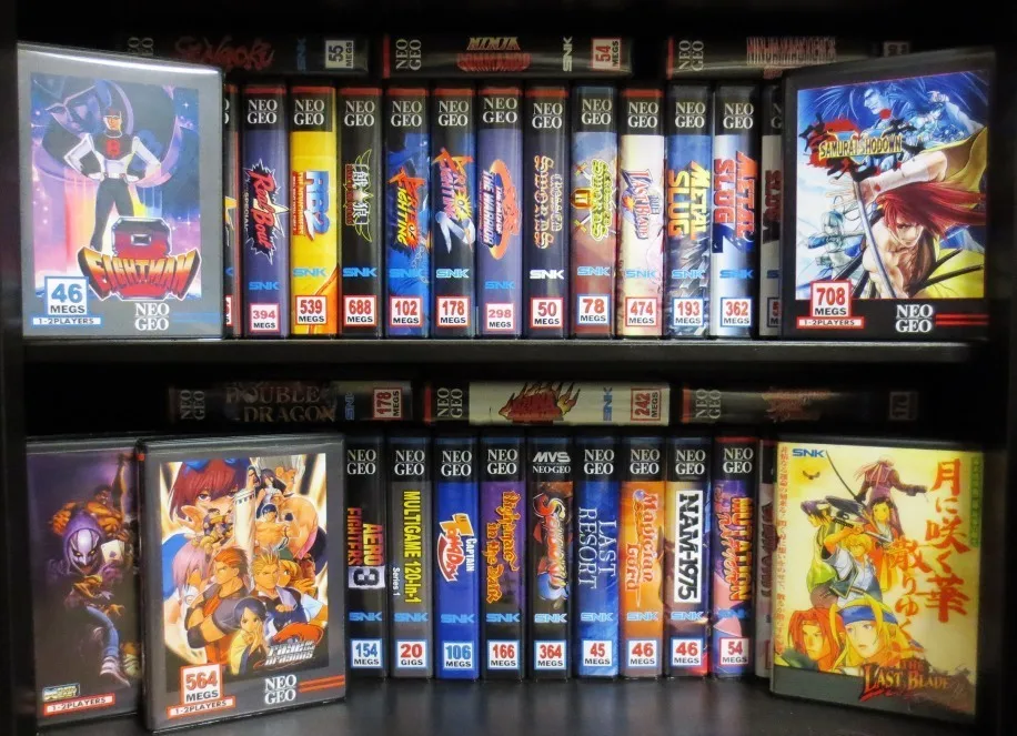 NeoGeo-tarjeta de juego Arcade sin cubierta, caja de arte para juegos clásicos, se adapta a AES/MVS original, MVS-AES Shockbox - imagen 4