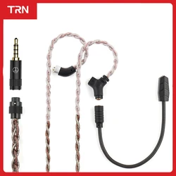 Cable audio TRN RedChain Plus QDC USB-C intercambiable 3.5/2.5/4.4 mm