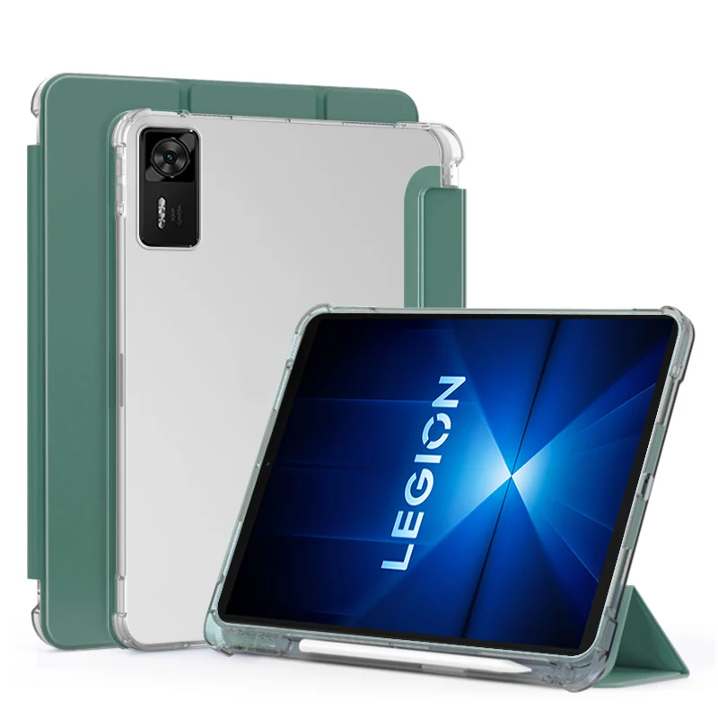 Funda para Lenovo Legion Y700 de 4. a generación con portalápices, soporte plegable, tableta trasera de TPU para Legion Y700 Gen 4 Gen4, TB322FC - imagen 4