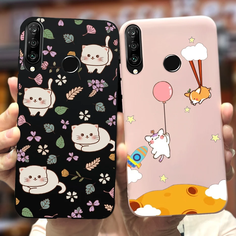 Para Huawei P30 Lite funda bonita de dibujos animados de dinosaurio funda de teléfono suave de TPU para Huawei P30 Pro P 30 Lite P30Lite Shell Fundas Coque - imagen 2