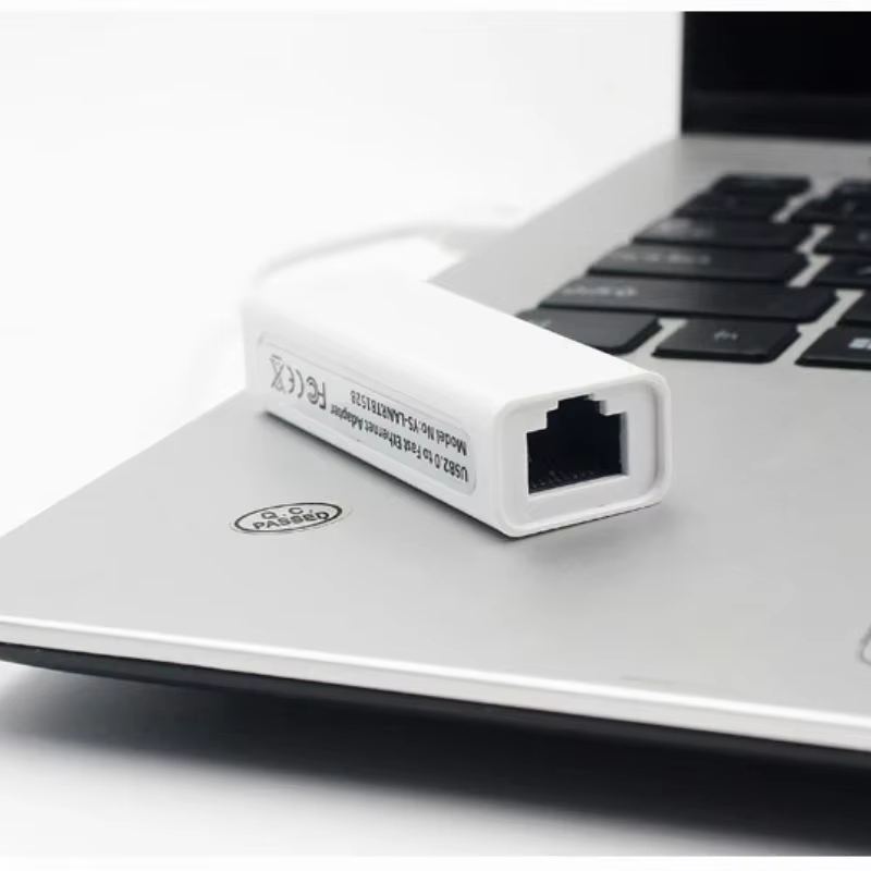 Adaptador Ethernet USB 2.0 a RJ45 Blanco para PC Portátil y tableta - imagen 3