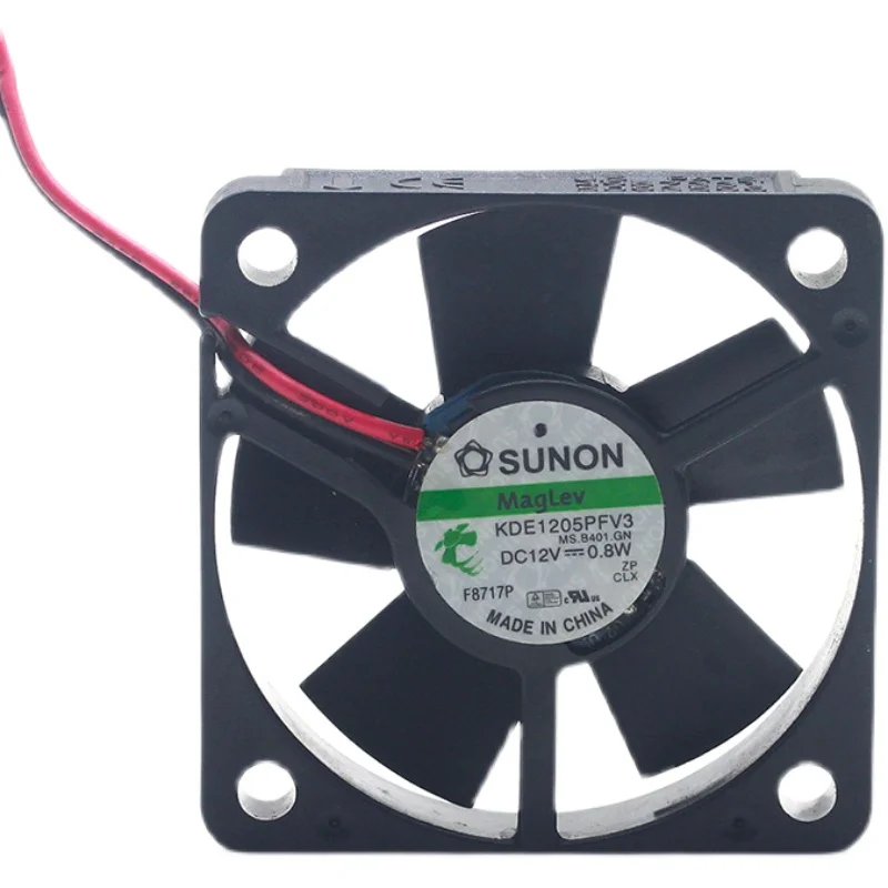 Ventilador axial de 50 mm para ventilador de refrigeración Sunon KDE1205PFV3 12 V 0,8 W 5010 5 CM
