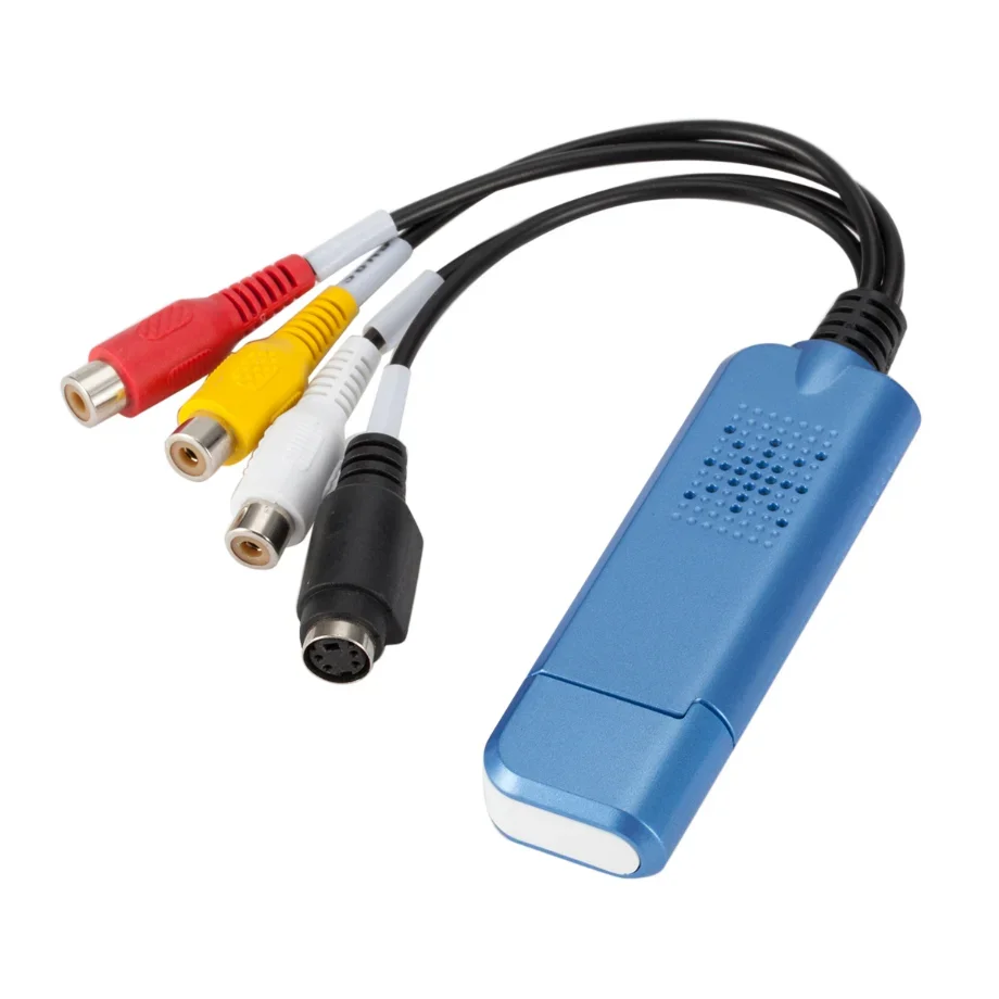 PzzPss-Convertidor de tarjeta de captura de vídeo VHS DC60, sintonizador de TV, adaptador de tarjeta de captura de Audio y vídeo USB 2,0 para ordenador Win 7 - imagen 5