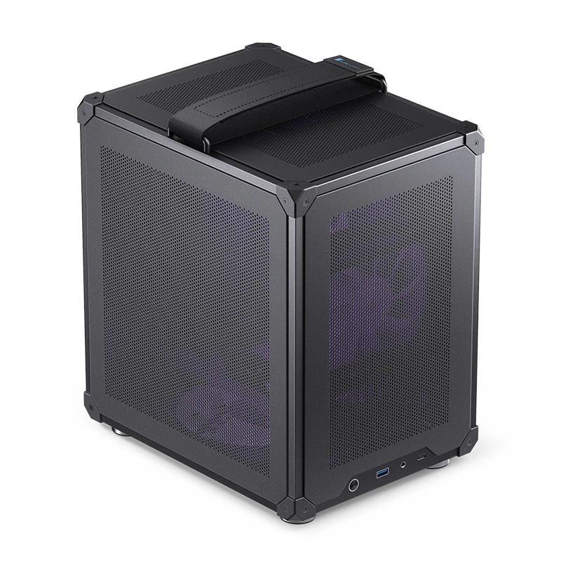 JONSBO-Mini caja de PC de escritorio C6 ITX/MATX para hogar/oficina, interfaz tipo C, compatible con enfriador de CPU de menos de 75mm - imagen 4