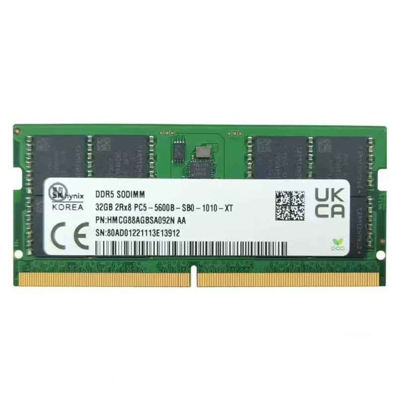 SK Hynix PC5 32GB 2Rx8 5600B DDR5 5600MHz SO-DIMM RAM, memoria Original para portátil 32G - imagen 2