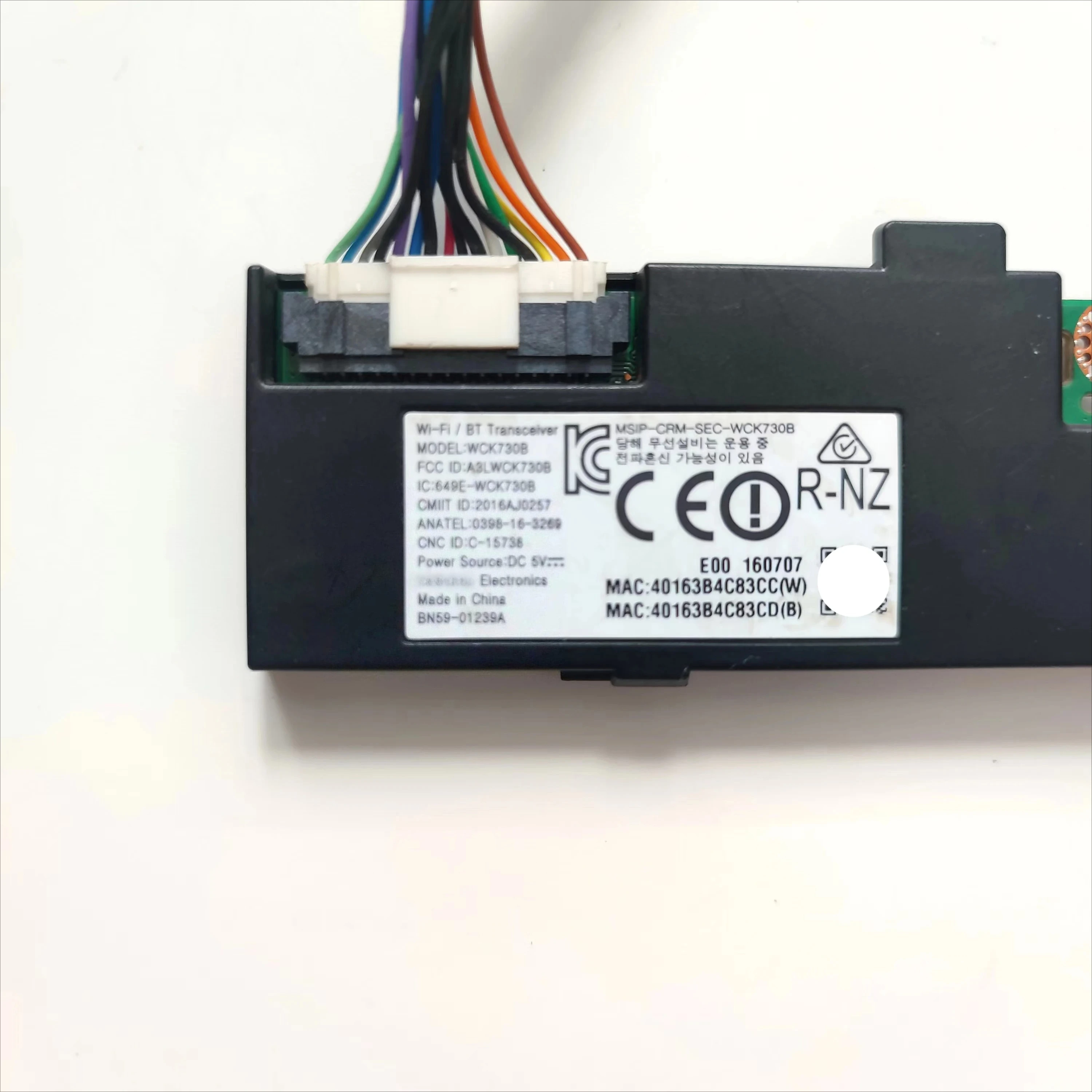 Módulo Wi-Fi BN59-01239A WCK730B, módulo Bluetooth y Cable compatible con UN55KS8500FXZA UN70KU630DFXZA UN65KU630DFXZA UN65KS850DFXZA - imagen 2