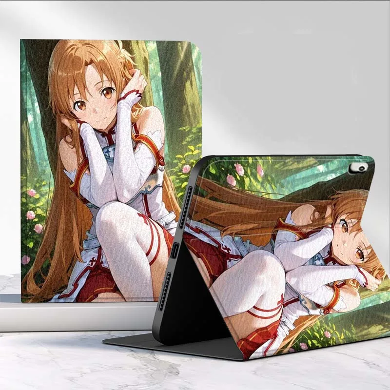 Anime Yuuki Asuna para Lenovo Xiaoxin Pad Pro Tab M10 K10 Plus 3.a generación Y700 11 11,2 11,5 12,7 8,8 pulgadas funda para tableta - imagen 2