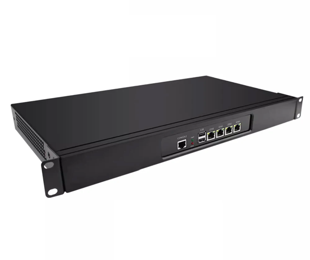 Firewall Mini PC Hardware VPN Appliance4 * LAN 4 * i225 igabit LAN N4000 J4125 N150 N100 7505 N5105 1U servidor de enrutador suave OPNsense - imagen 4