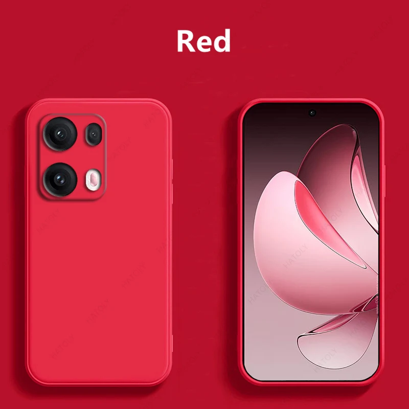 Funda de teléfono de silicona líquida Original para Oppo Reno13 5G, Funda a prueba de golpes чехол, Funda trasera para Oppo Reno13 Pro 5G - imagen 5