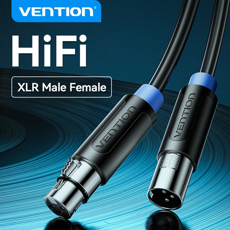 Cable XLR Vention para Micrófono – Karaoke y Amplificador