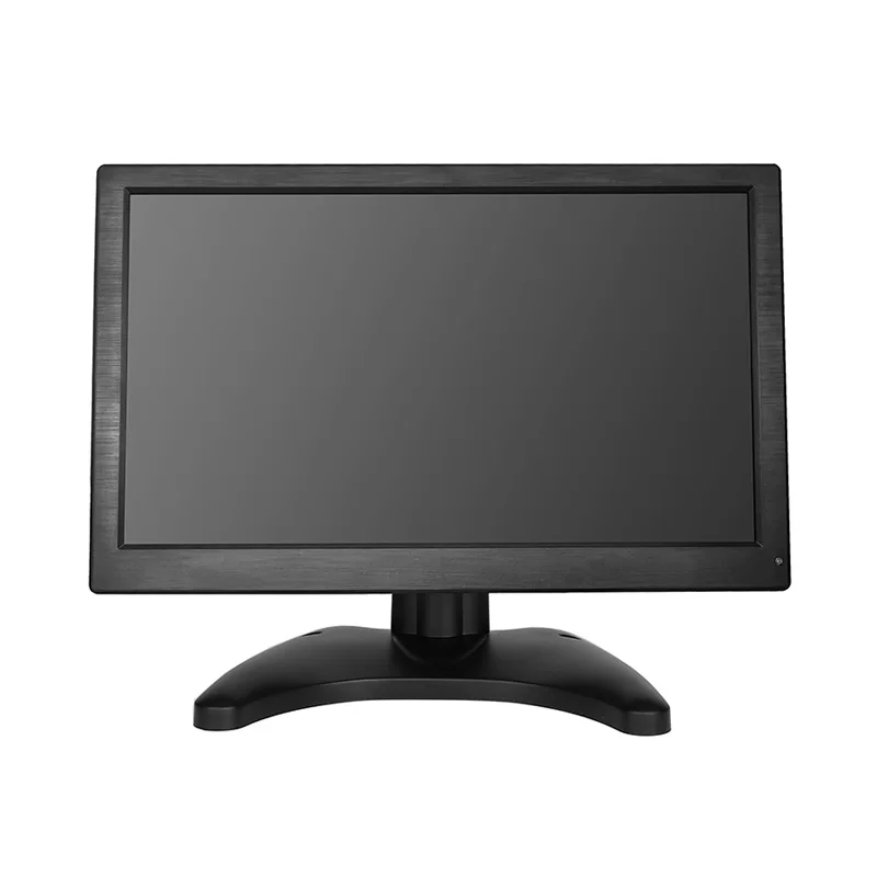 Monitor de escritorio con carcasa de plástico de 13,3 pulgadas, 1600x900, VGA, HDMI, USB y altavoces, nuevo