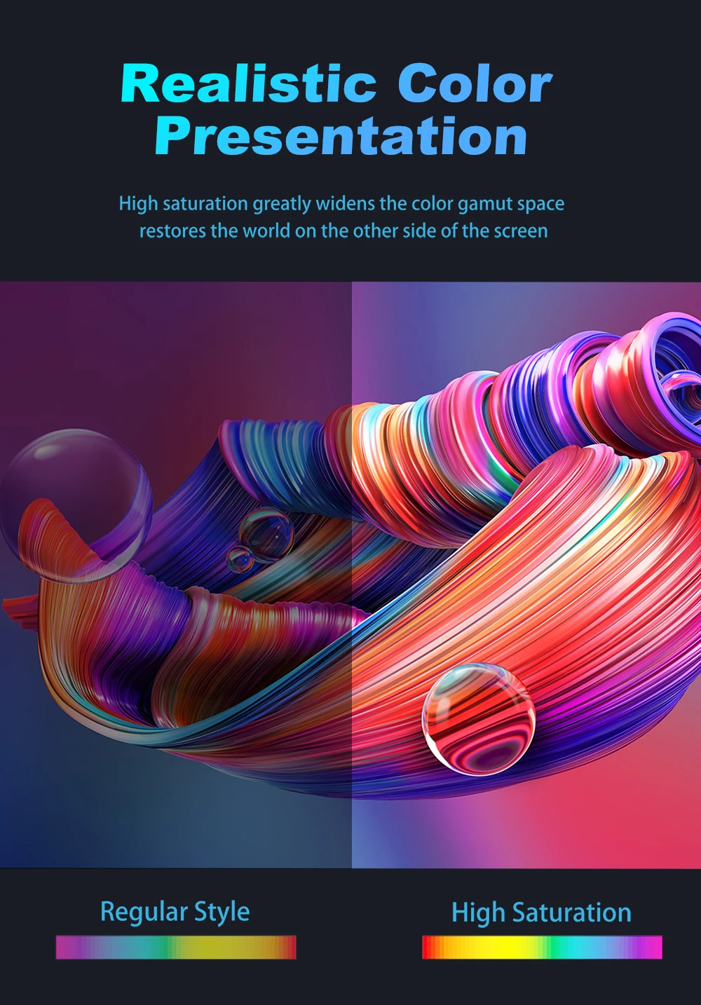 LESOWN Mini Monitor compacto 6,9 7,9 pulgadas 400x1280 IPS HDMI USB pantalla de viaje de panel lateral adicional para Windows 7/8/10 mac OS - imagen 2