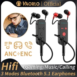 Auriculares Bluetooth Lavalier ANC para Juegos y Música con ENC