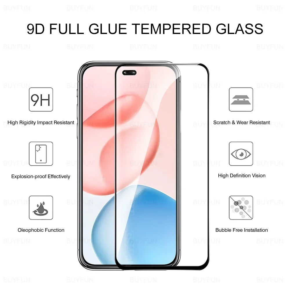 Para Honor 400 Pro 4 Uds pegamento completo vidrio templado curvo en Honor400Pro 400Pro 2025 5G Xonor 400P funda protectora de pantalla amigable - imagen 5