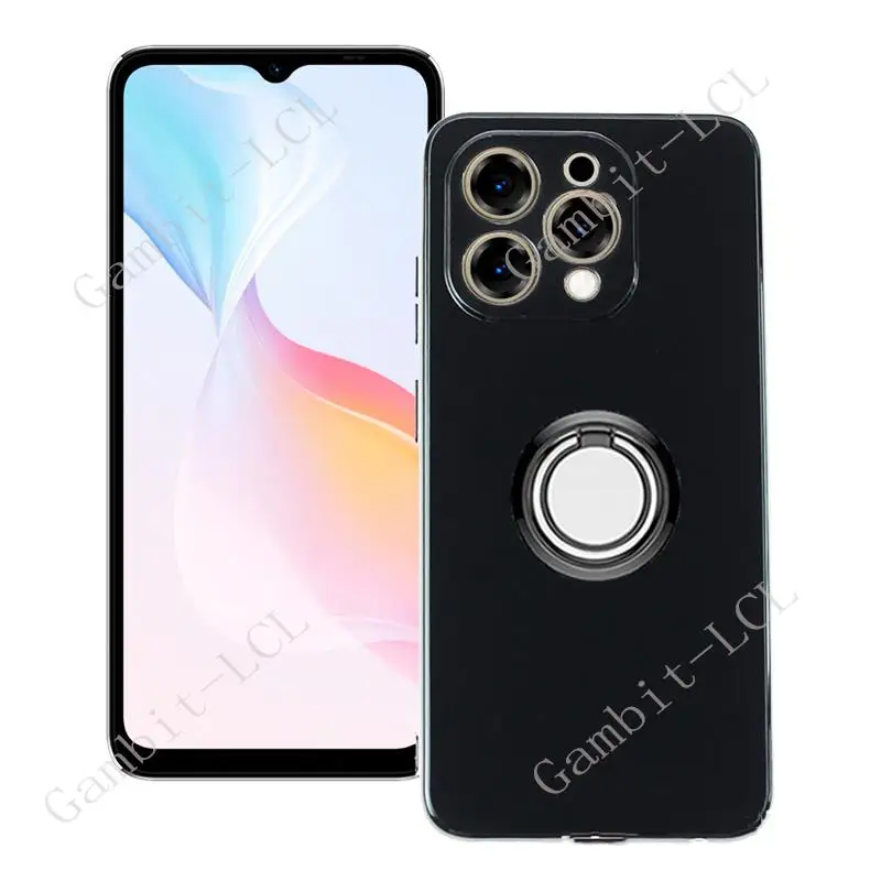 Soporte de anillo trasero para Doogee N55 Pro Plus N55Plus N55Pro 6,56 "2024, funda de teléfono de silicona suave TPU Original a prueba de golpes - imagen 3