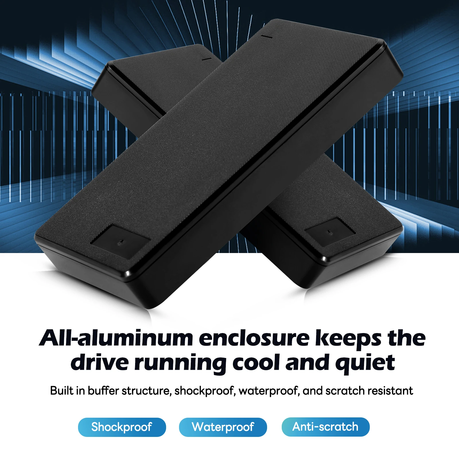 Disco duro HD externo portátil, 1 TB, 2 TB, 4 TB, 5 TB, memoria HDD, USB3.0, unidad flash de alta velocidad para computadora portátil, PC, MacBook, PS4, PS5 - imagen 4