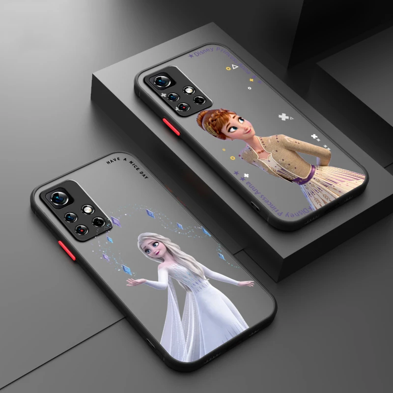 Disney Frozen Princess Ariel Frosted translúcido para Redmi 8 3 9A 9C 9AT 9 9T 13R 10A 10C 10 11A 12C 12 13C 5G funda de teléfono TPU - imagen 2