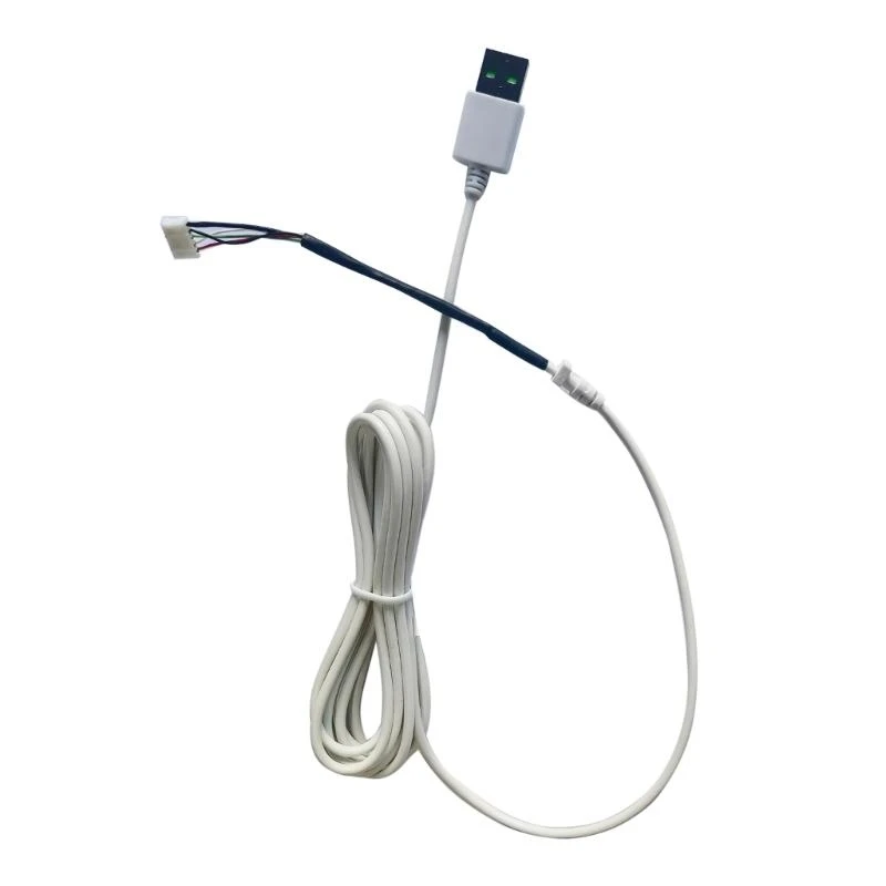 F3KE Soft dura duradera línea reemplazo bricolaje USB alambre mouseable 1.7-2m para Deathadder esencial 6400 DPI Ratón