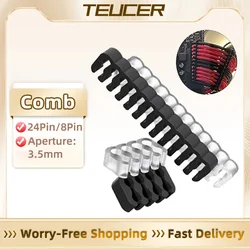Abrazaderas Organizador Cables PC TEUCER – 16 Piezas PVC