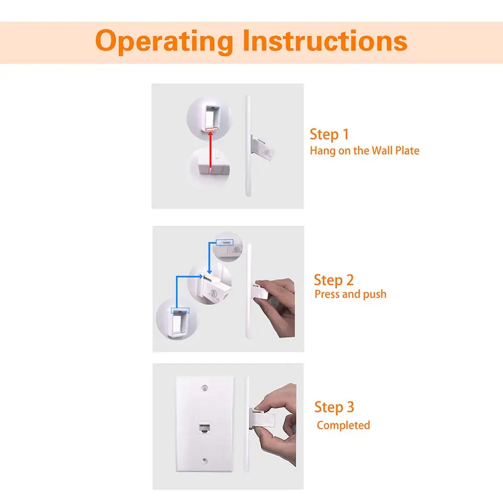 Conector de extensión en línea Cat 5e Cat6 Cat 6A Keystone Jack RJ45, acoplador Ethernet, red LAN sin blindaje - imagen 4