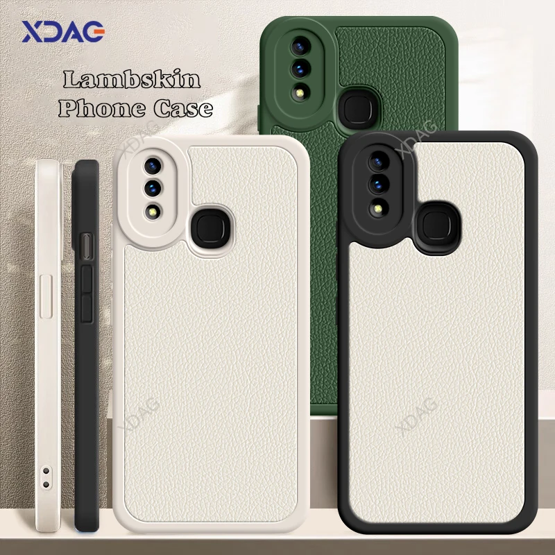 Funda de teléfono de piel de cordero Original para VIVO X21 UD X21A, protección de cámara suave de alta calidad, cubierta trasera a prueba de golpes - imagen 5