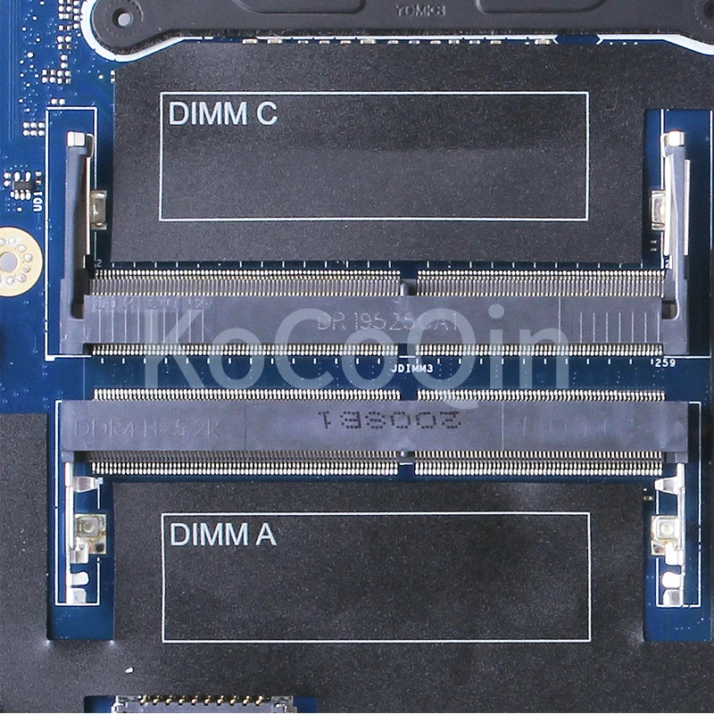 Placa base para portátil Dell Precision 7540 LA-H271P 0GRT7C 02H58H 011M3F E-2286M I7 I9 9th Gen, completamente probada - imagen 5